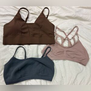 3 pack bralettes